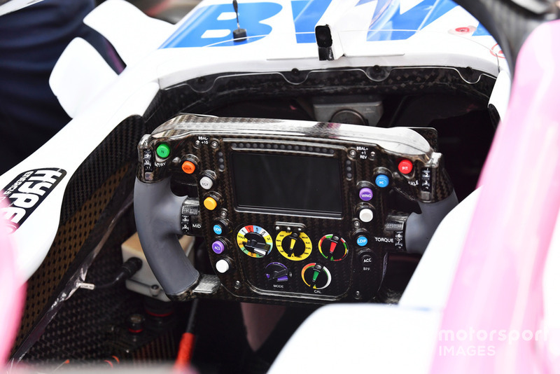 Racing Point Force India VJM11 steering wheel