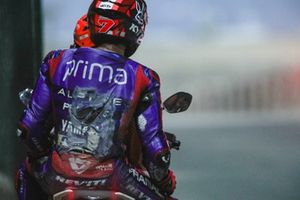 Augusto Fernández, Pramac Racing tras su caída
