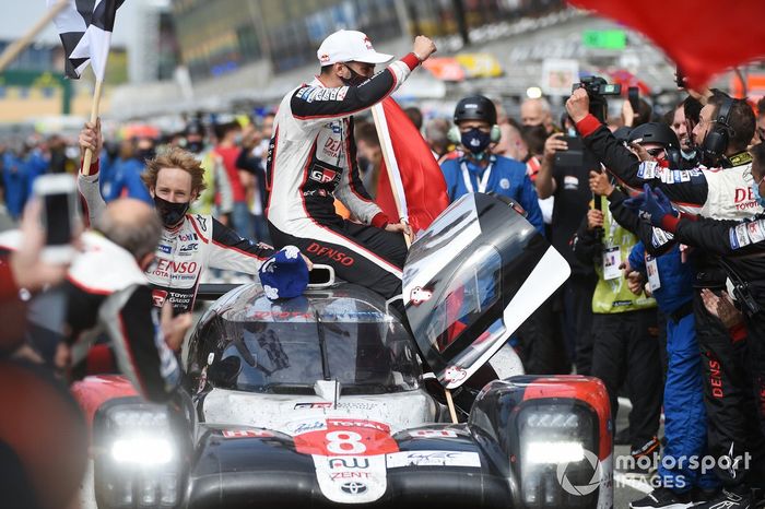 Ganadores #8 Toyota Gazoo Racing Toyota TS050: Sebastien Buemi, Kazuki Nakajima, Brendon Hartley