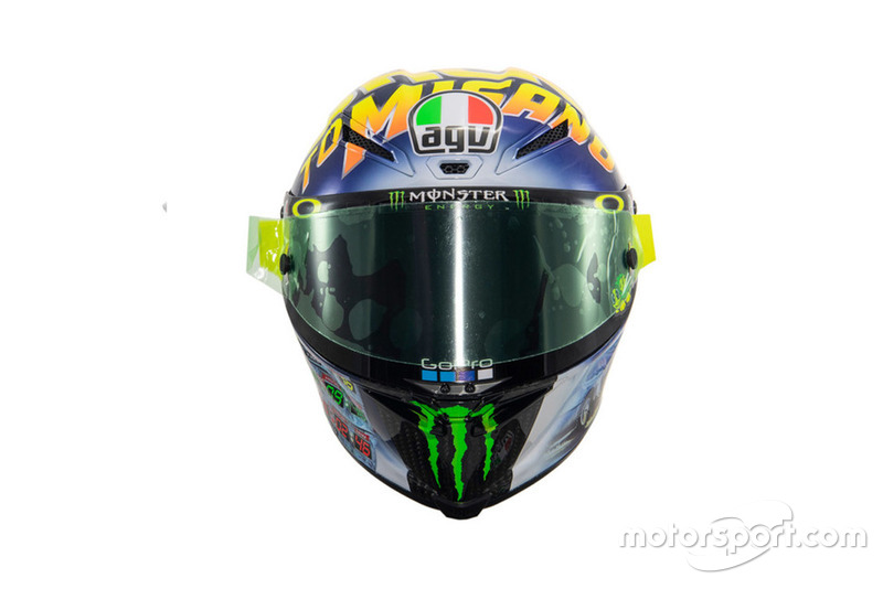 Helm van Valentino Rossi, Yamaha Factory Racing