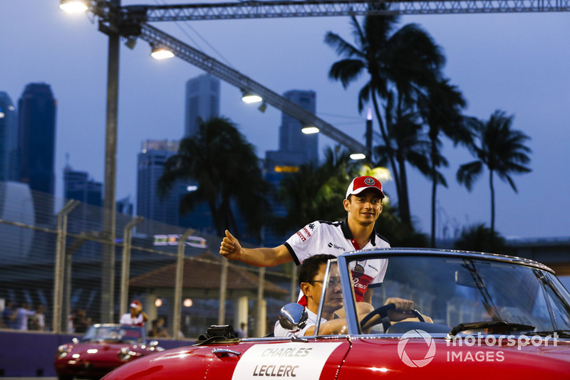 Versenyzői parádé Szingapúrból - F1 2018
