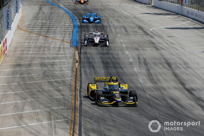 Colton Herta, Andretti Autosport w/ Curb-Agajanian Honda, arrancada
