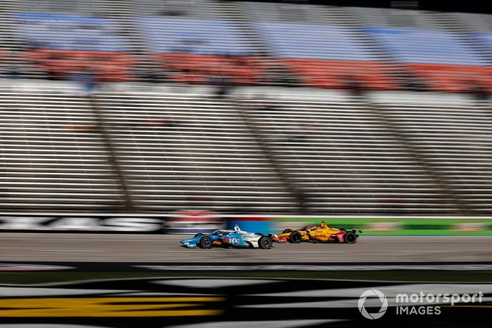 Josef Newgarden, Team Penske Chevrolet, Romain Grosjean, Andretti Autosport Honda
