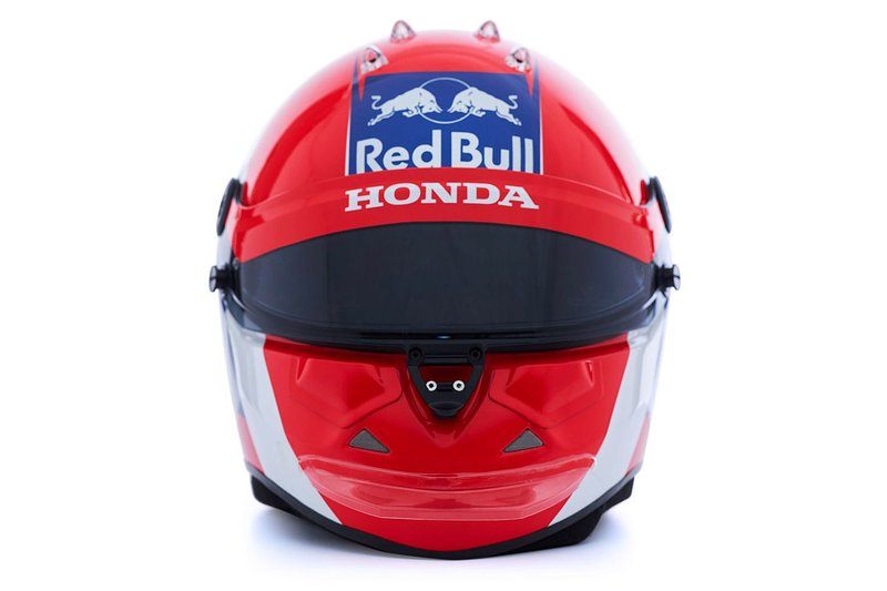 Le casque de Daniil Kvyat, Scuderia Toro Rosso
