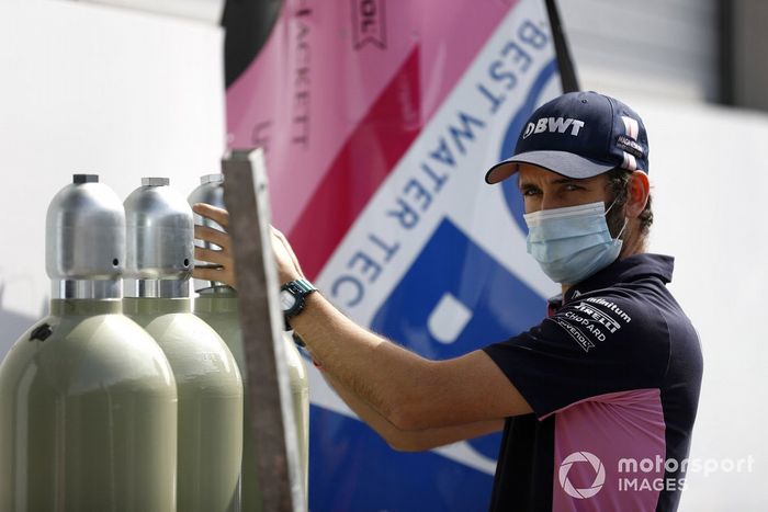 Un miembro de Racing Point