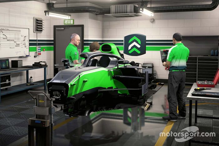 Captura de pantalla del modo F1 2020 My Team