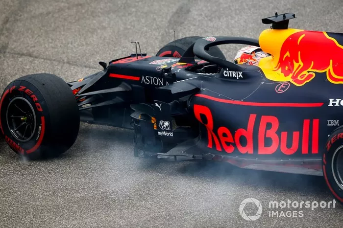 Trompo de Max Verstappen, Red Bull Racing RB15