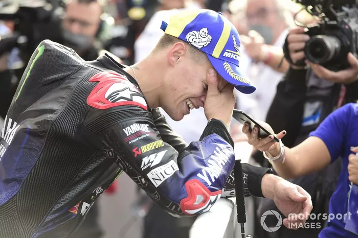 Le Champion du monde Fabio Quartararo, Yamaha Factory Racing fête son titre
