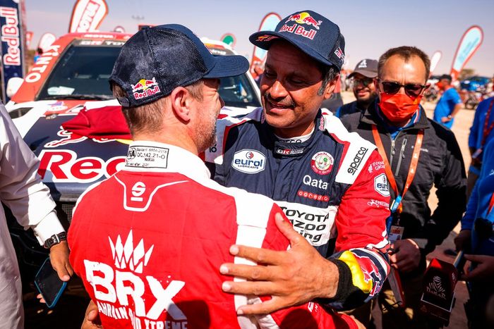 #201 Toyota Gazoo Racing Toyota: Nasser Al-Attiya, #211 Bahrain Raid Xtreme Prodrive: Sebastien Loeb