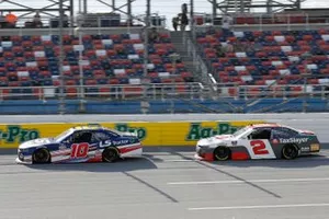Jeb Burton, Kaulig Racing, Chevrolet Camaro LS Tractors, Myatt Snider, Richard Childress Racing, Chevrolet Camaro TaxSlayer