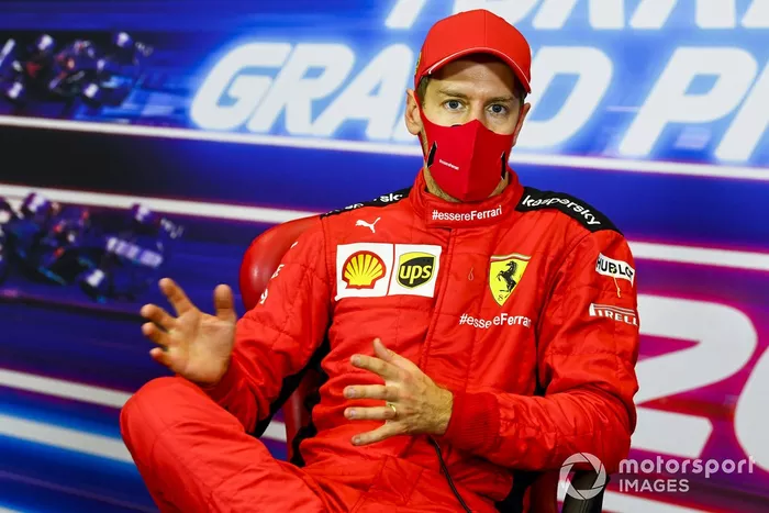 Sebastian Vettel, Ferrari en la conferencia
