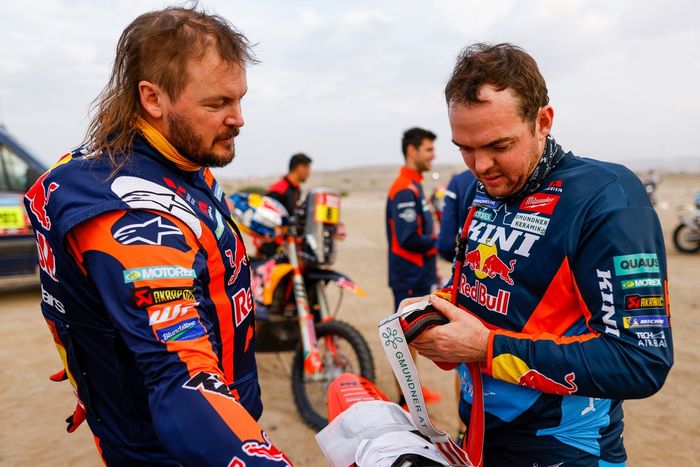 #8 Red Bull KTM Factory Racing: Toby Price, #52 Red Bull KTM Factory Racing: Matthias Walkner