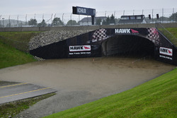 A flooded tunnel at Road America