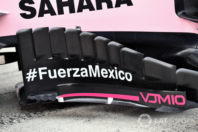 Sahara Force India VJM10 barge board detay