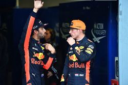 Daniel Ricciardo, Red Bull Racing and Max Verstappen, Red Bull Racing in parc ferme