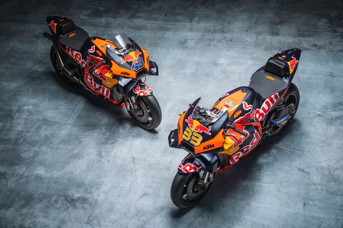 Las motos de Brad Binder y Jack Miller, Red Bull KTM Factory Racing 