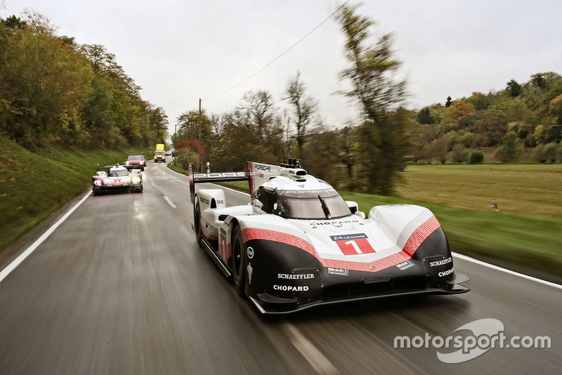 Porsche 919 Hybrid Evo auf öffentlicher Straße