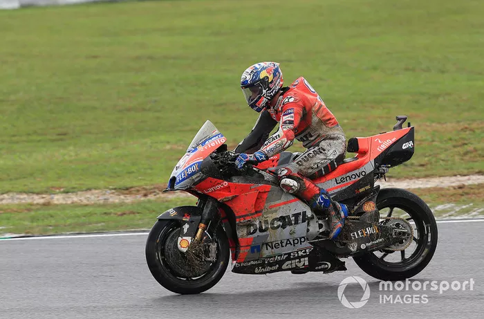 Andrea Dovizioso, Ducati Team crash