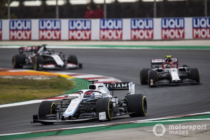 George Russell, Williams FW43, Antonio Giovinazzi, Alfa Romeo Racing C39, Romain Grosjean, Haas VF-20