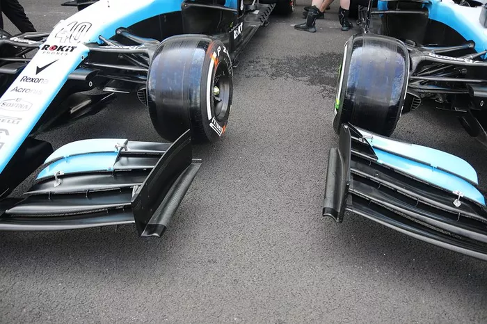 Williams Racing FW42, alerón delantero