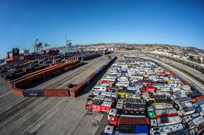 Embarque en Marsella del Dakar 2020