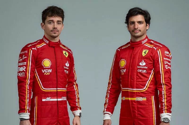 Charles Leclerc, Carlos Sainz, Ferrari