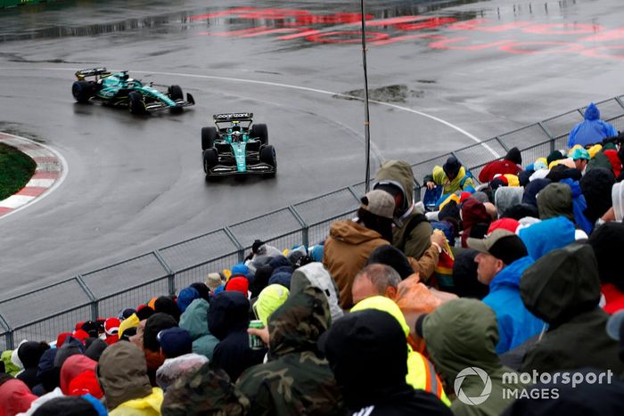 Sebastian Vettel, Aston Martin AMR22, Lance Stroll, Aston Martin AMR22