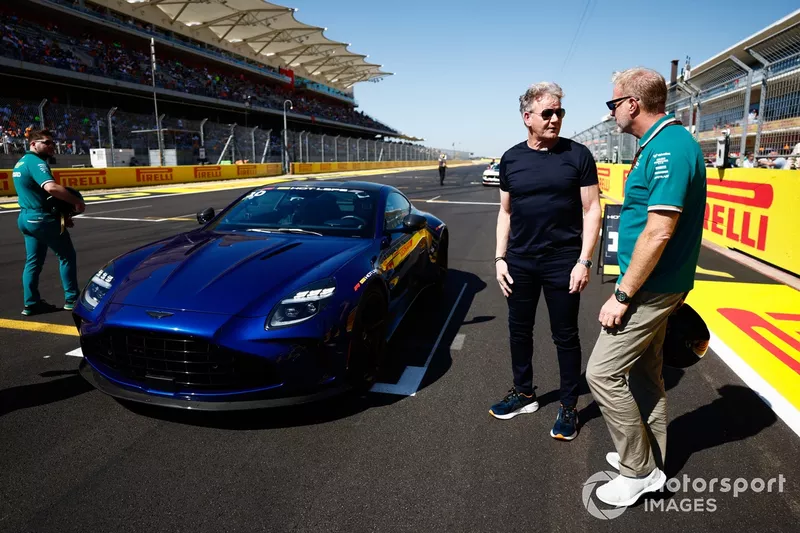 Chef Gordon Ramsay ahead of an Aston Martin Pirelli Hot Laps experience