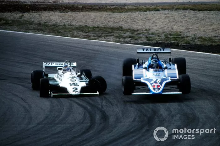 Carlos Reutemann,  Williams FW07C,  Jacques Laffite,  Ligier JS17