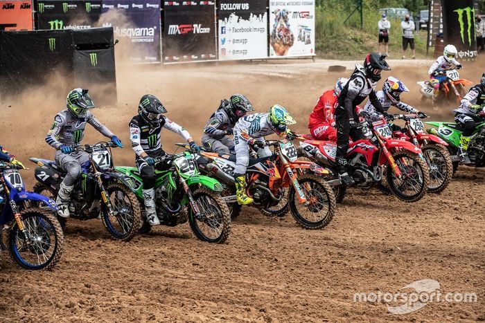 Salida de MXGP en Kegums