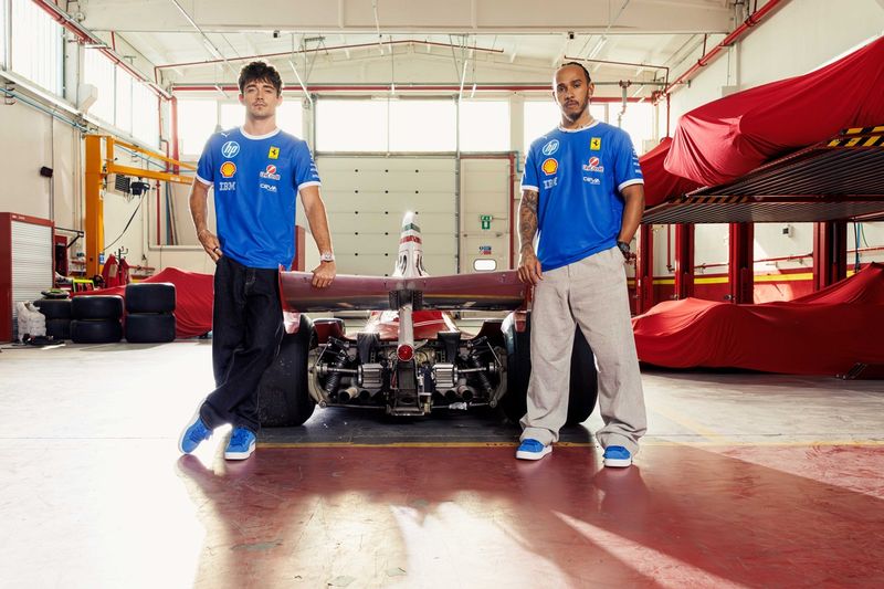 Charles Leclerc, Ferrari, Lewis Hamilton