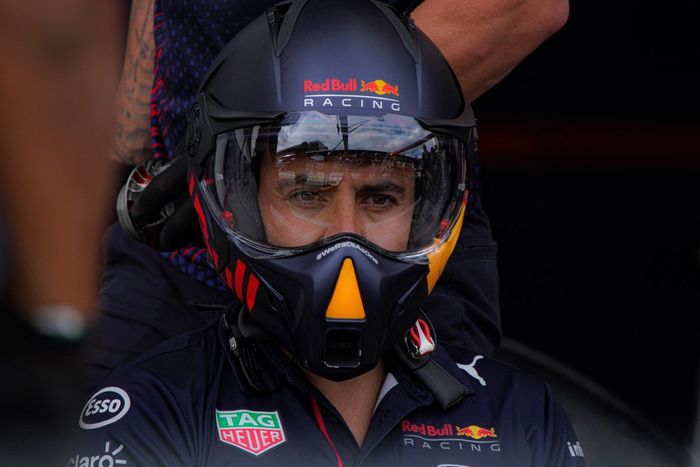 Un mecánico de Red Bull Racing