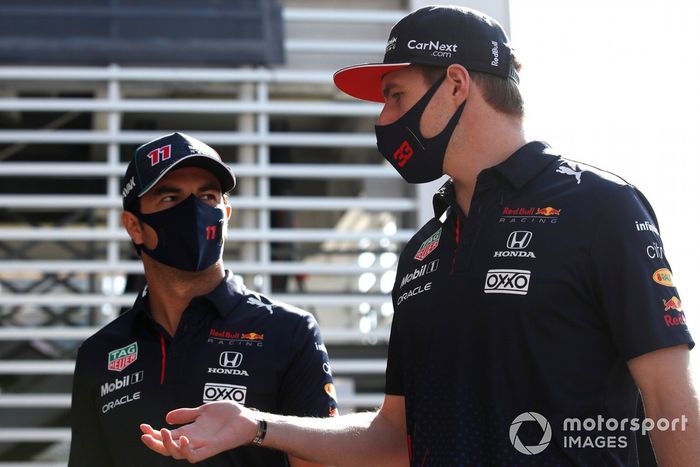 Max Verstappen, Red Bull Racing y Sergio Pérez, Red Bull Racing