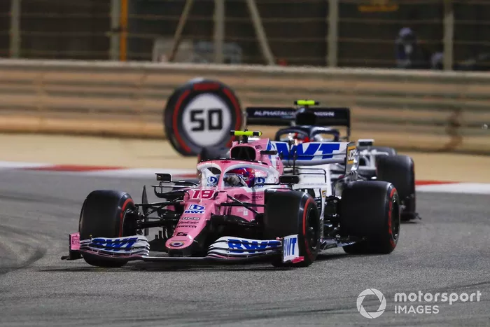 Lance Stroll, Racing Point RP20, Pierre Gasly, AlphaTauri AT01