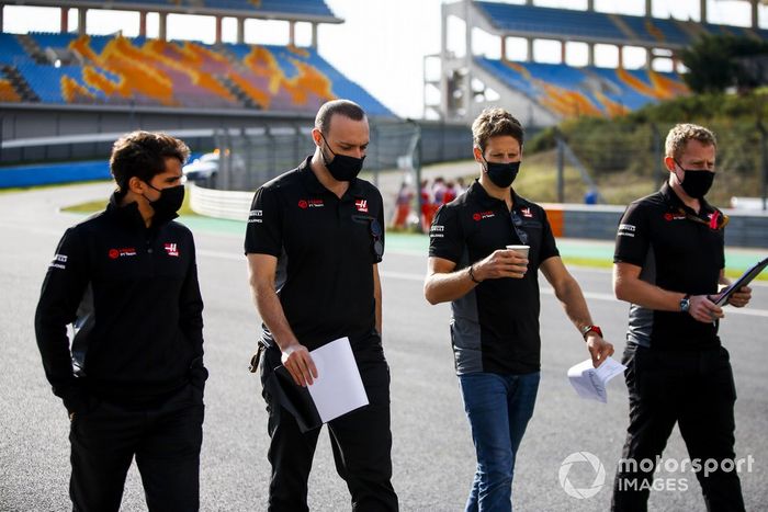 Romain Grosjean, Haas F1, recorre la pista