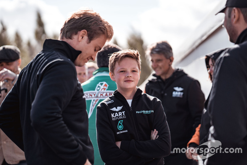 Nico Rosberg and Taylor Barnard