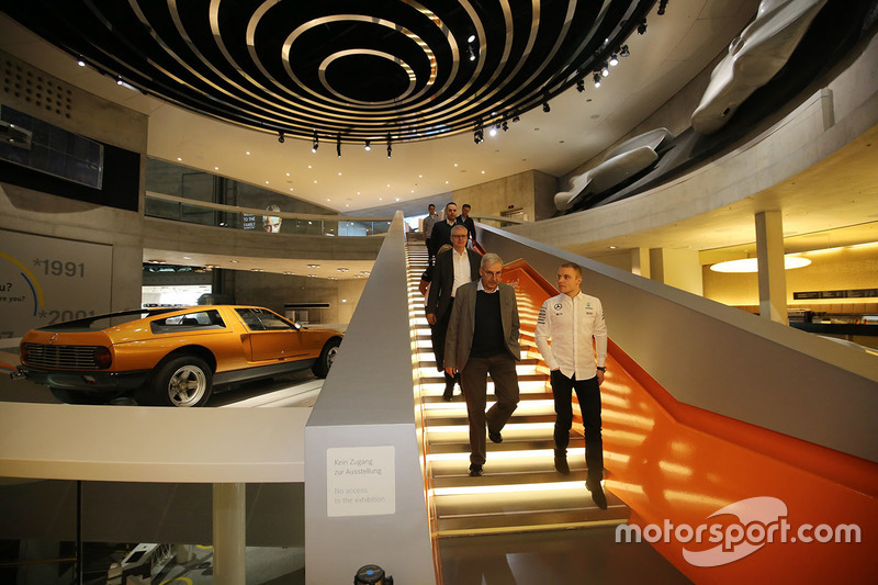 Valtteri Bottas, Mercedes AMG F1 en el museo de Mercedes-Benz