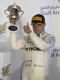 Podium : le troisième Valtteri Bottas, Mercedes AMG F1