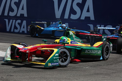 Lucas di Grassi, ABT Schaeffler Audi Sport, leads Nicolas Prost, Renault e.Dams