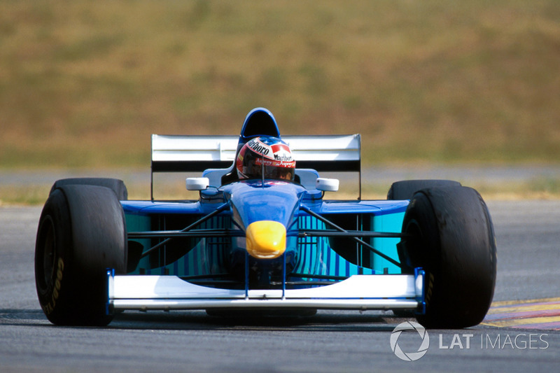 Michael Schumacher tests the Sauber Petronas C16 to assist the Swiss team with development information