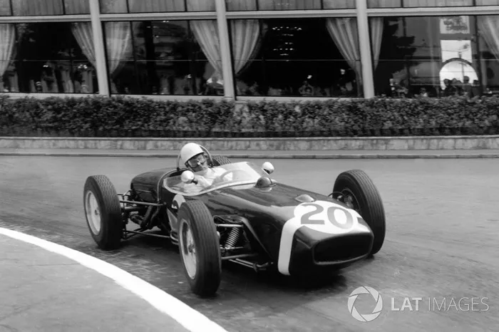 Stirling Moss, Lotus 18, GP de Mónaco de 1961