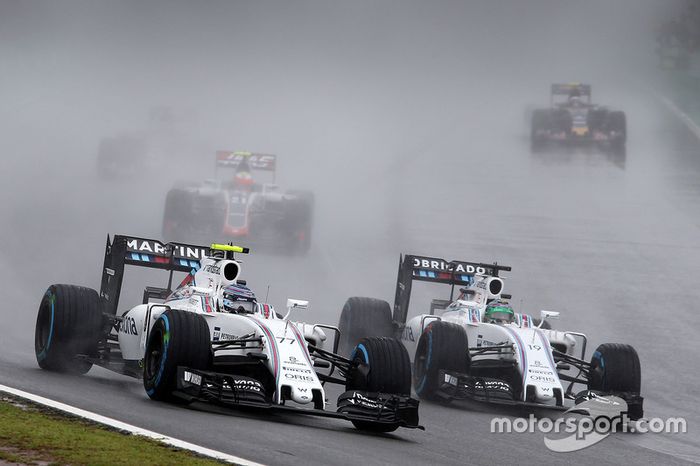 Valtteri Bottas y Felipe Massa, Williams FW38