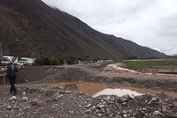 Un deslizamiento de tierra en la etapa