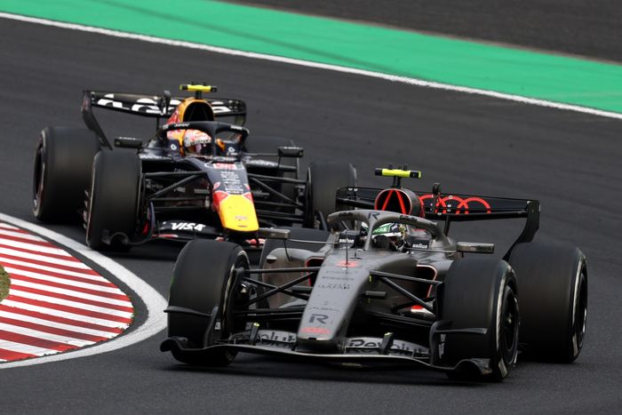 Winners and losers from F1's fraught Japanese Grand Prix 168 Isack Hadjar, Red Bull Racing, Gabriel Bortoleto, Audi F1 Team