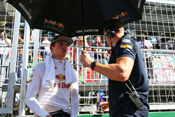 Max Verstappen, Red Bull Racing op de startopstelling