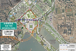 Kai Tak Sports Park, la location