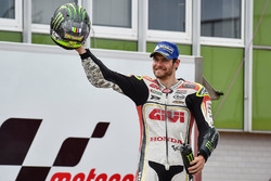 Podium: racewinnaar Cal Crutchlow, Team LCR Honda