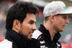 Sergio Perez, Sahara Force India F1 avec Nico Hulkenberg, Sahara Force India F1