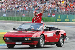 Fahrerparade: Sebastian Vettel, Ferrari