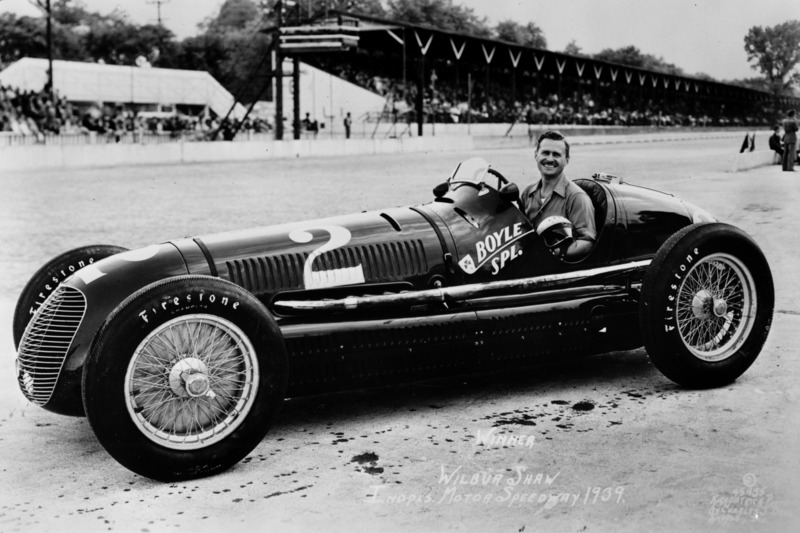 Le vainqueur Wilbur Shaw, Maserati